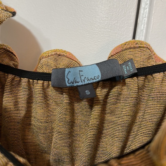 Anthropologie Bubble tank top with ruffle sleeve size S - Picture 4 of 5